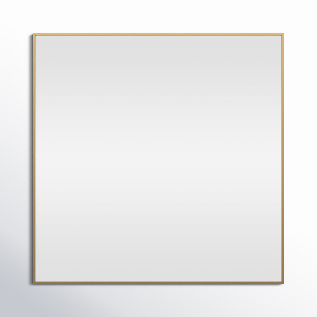 Valparaiso Accent Mirror Wade Logan® Size: 48"  x 48"  Finish: Brass