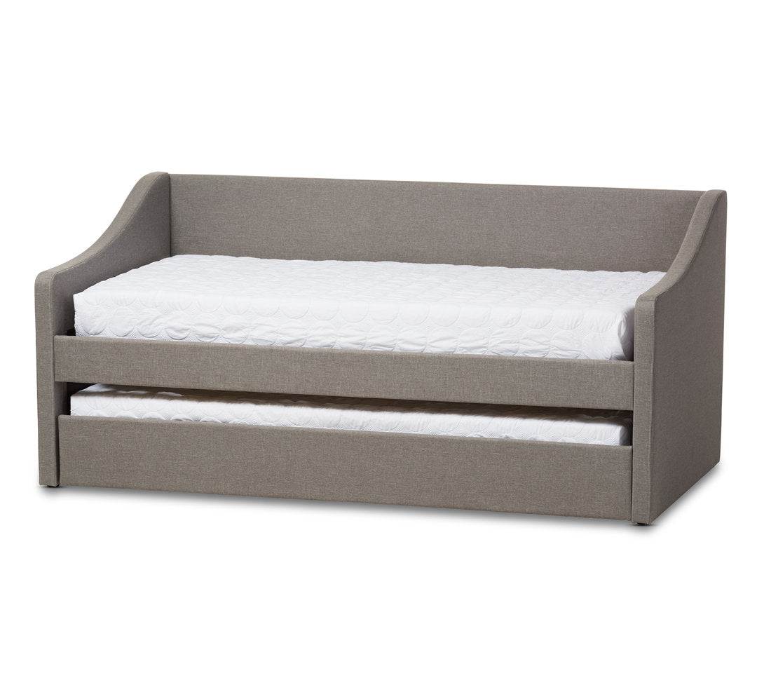 Brookston Daybed with Trundle Lark Manor™ Color: Gray