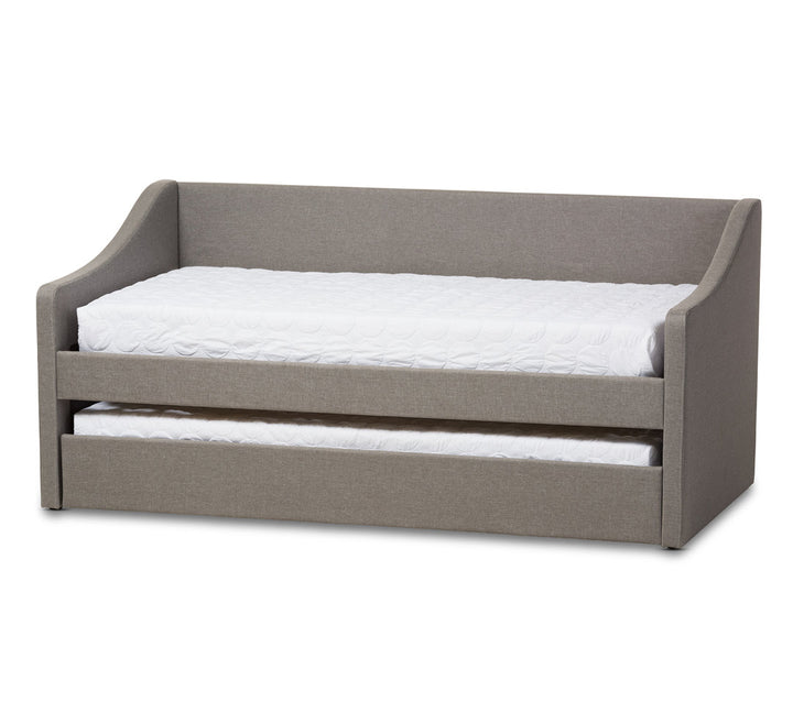 Brookston Daybed with Trundle Lark Manor™ Color: Gray