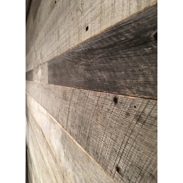 Random Width x Varying Length Barnwood Wall Paneling Vintage Timbers Color: Gray