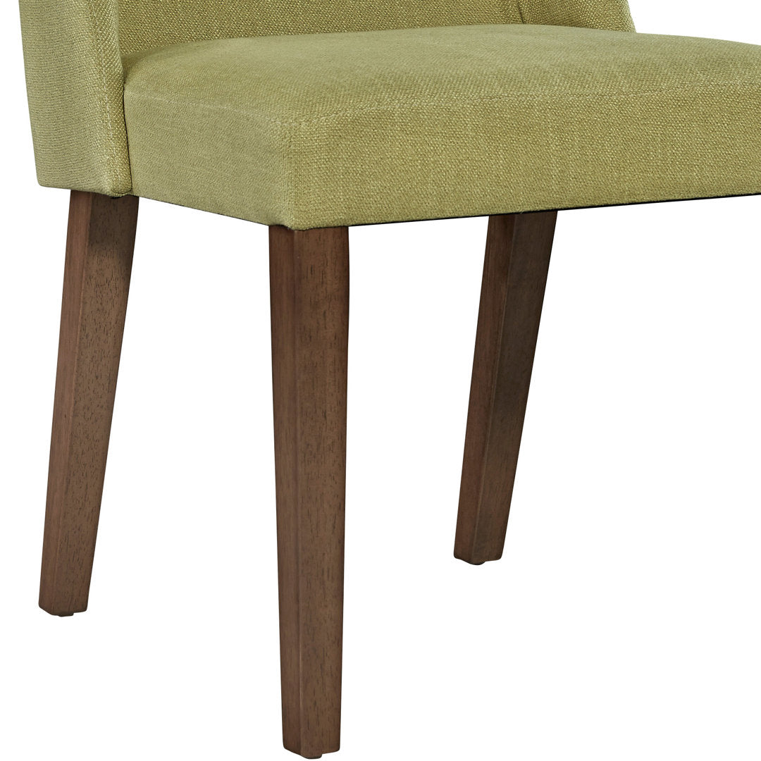 Didmarton Linen Side Chair (Set of 2) Zipcode Design™ Upholstery Color: Green Linen