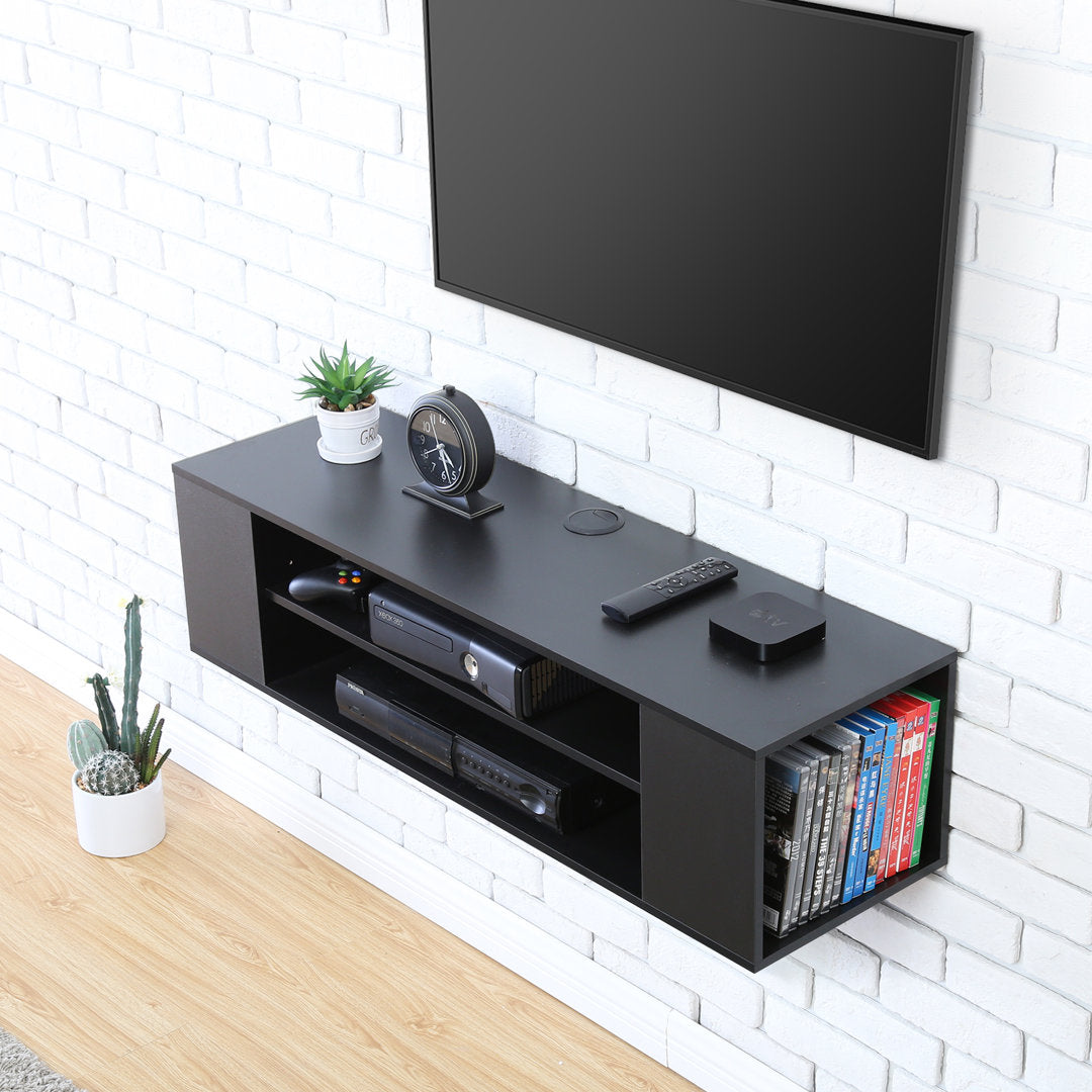 Aatami Floating TV Stand for TVs up to 55" Ebern Designs Color: Black