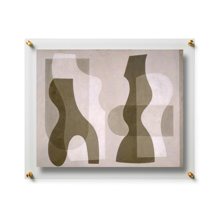 Clear UV-Grade Acrylic Modern Floating Picture Frame - Gold Wexel Art Photo Size: 16" x 20"