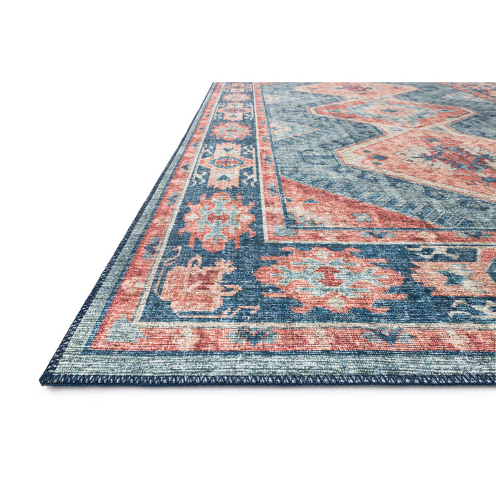 Gelo Turquoise/Terracotta Area Rug Bungalow Rose Rug Size: Square 1'6"