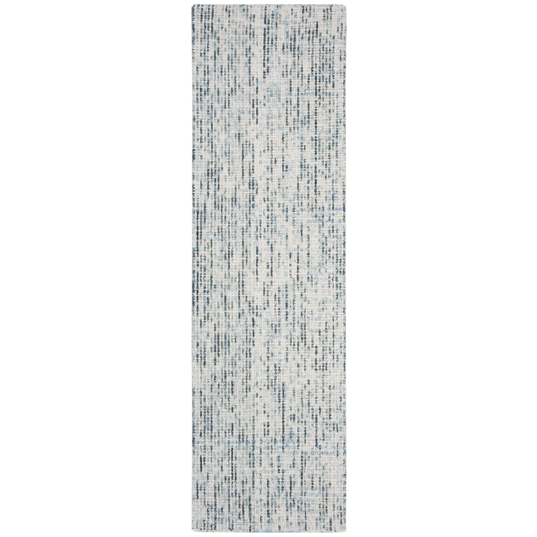 Abstract Hand Tufted Wool Rug Ebern Designs Rug Size: Square 8'