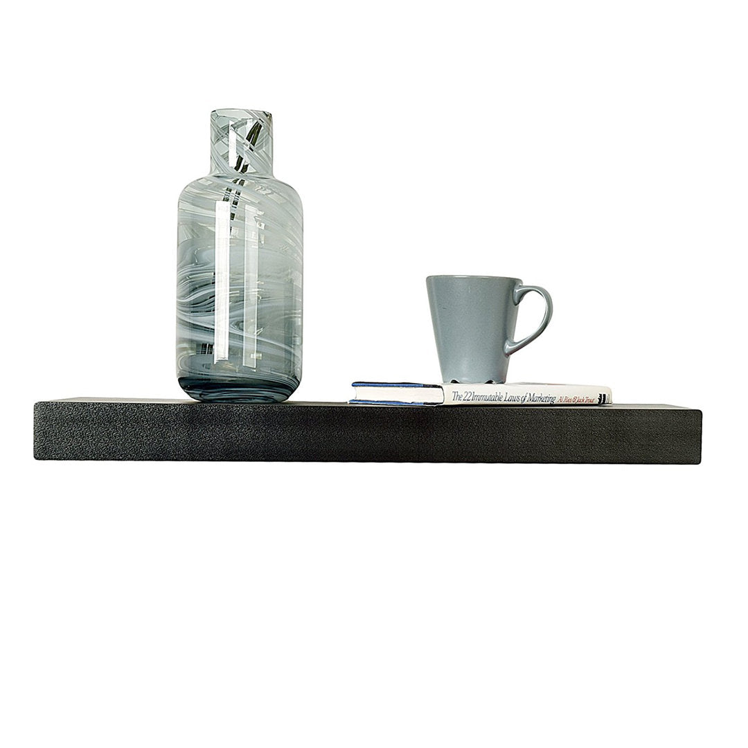 Bovina Floating Shelf Winston Porter Size: 2" H x 24" W x 9.25" D Finish: Walnut