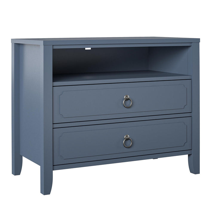 Her Majesty 2 - Drawer Nightstand Novogratz Color: Blue