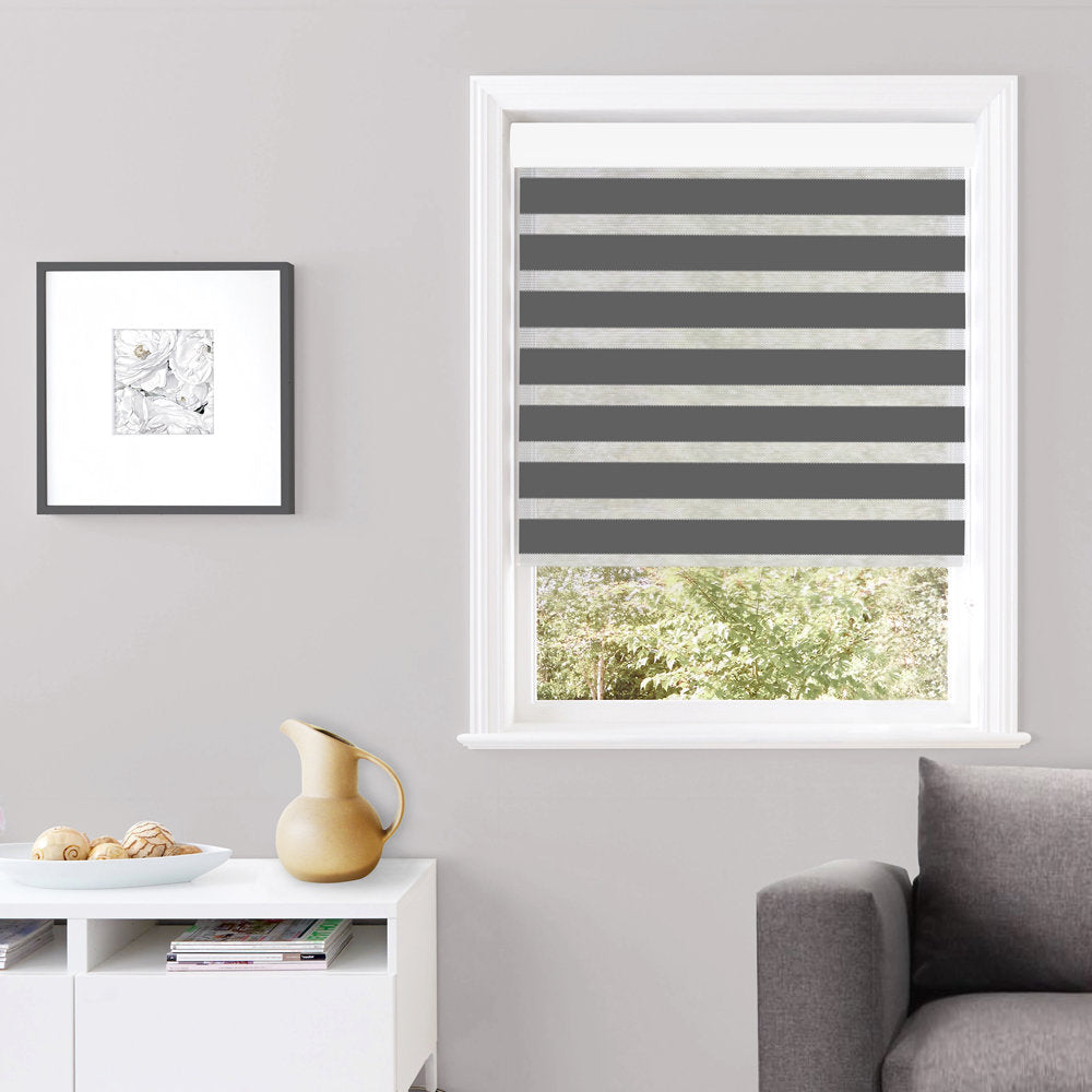 Robbe Semi-Sheer Roller Shade Wade Logan® Blind Size: 33"W x 84"L Finish: Gray