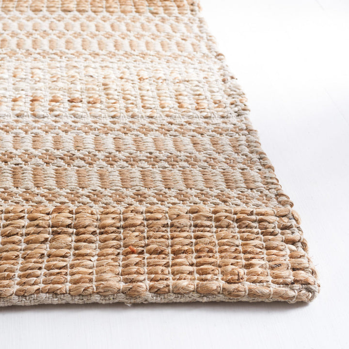 Sorrell Geometric Flatweave Ivory/Natural Area Rug Laurel Foundry Modern Farmhouse® Rug Size: Square 6'6"