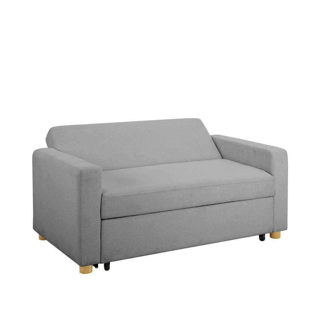 Serta Trinity Full Size Convertible Sleeper Sofa Serta Fabric: Gray Woven