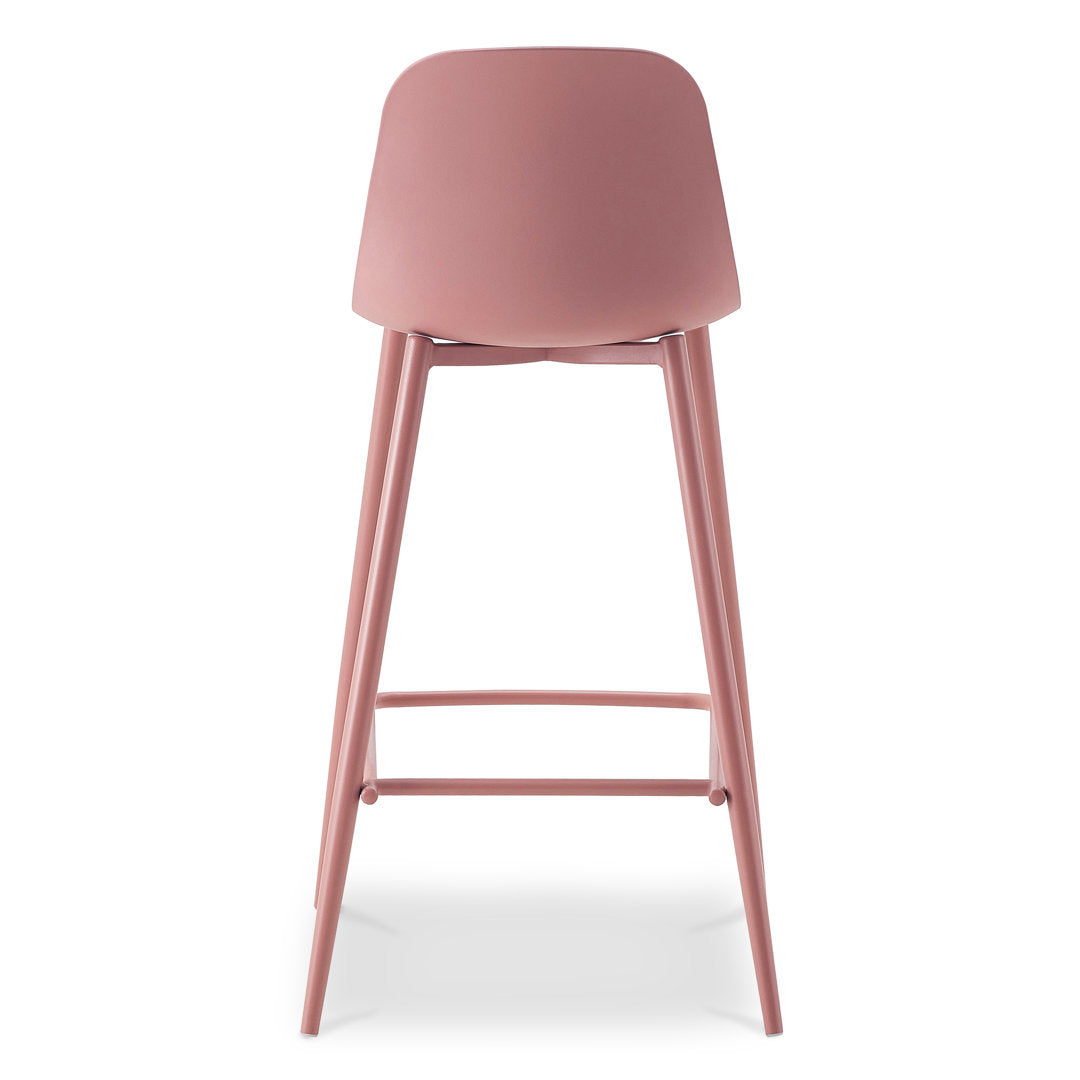 Sylvester 26'' Counter Stool AllModern Color: Blush Pink