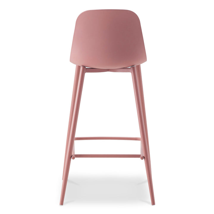 Sylvester 26'' Counter Stool AllModern Color: Blush Pink