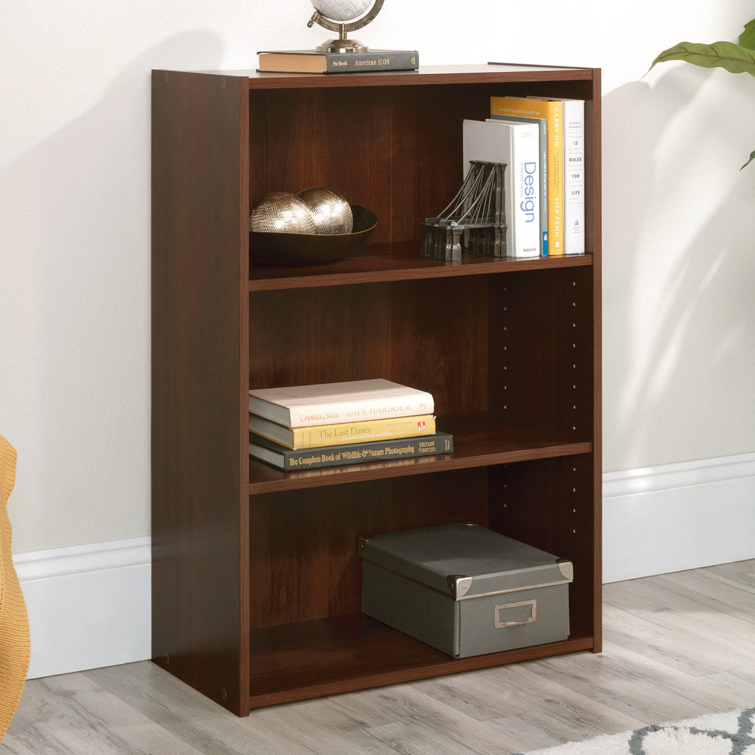 Arisztid 35.28" H x 24.57" W Standard Bookcase Lark Manor™ Color: Brook Cherry
