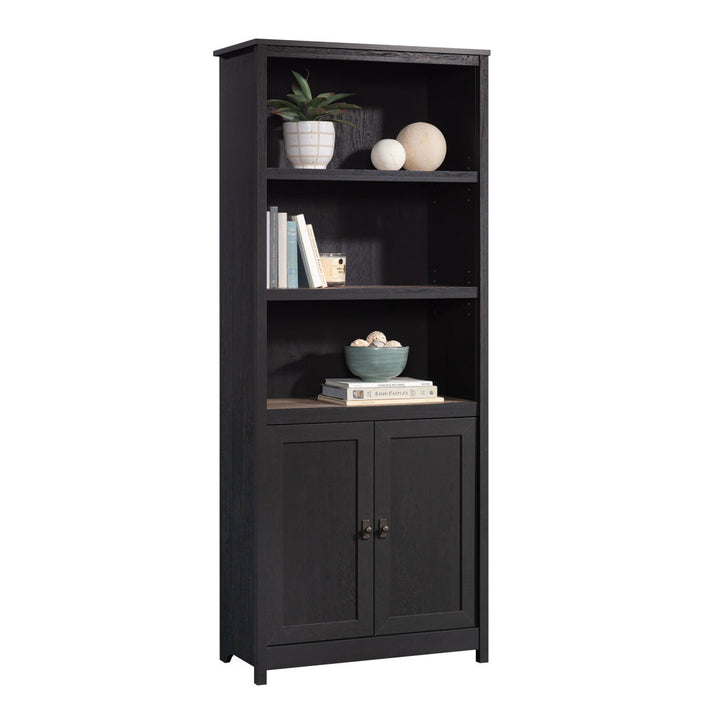 Myrasol 71.5" H x 29.29" W Standard Bookcase Highland Dunes Color: Raven Oak