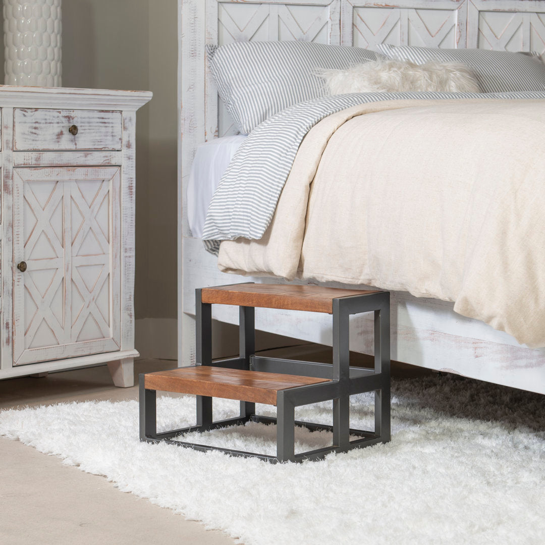 Majeski 2 - Step Wood Step Stool Trent Austin Design® Color: Brown