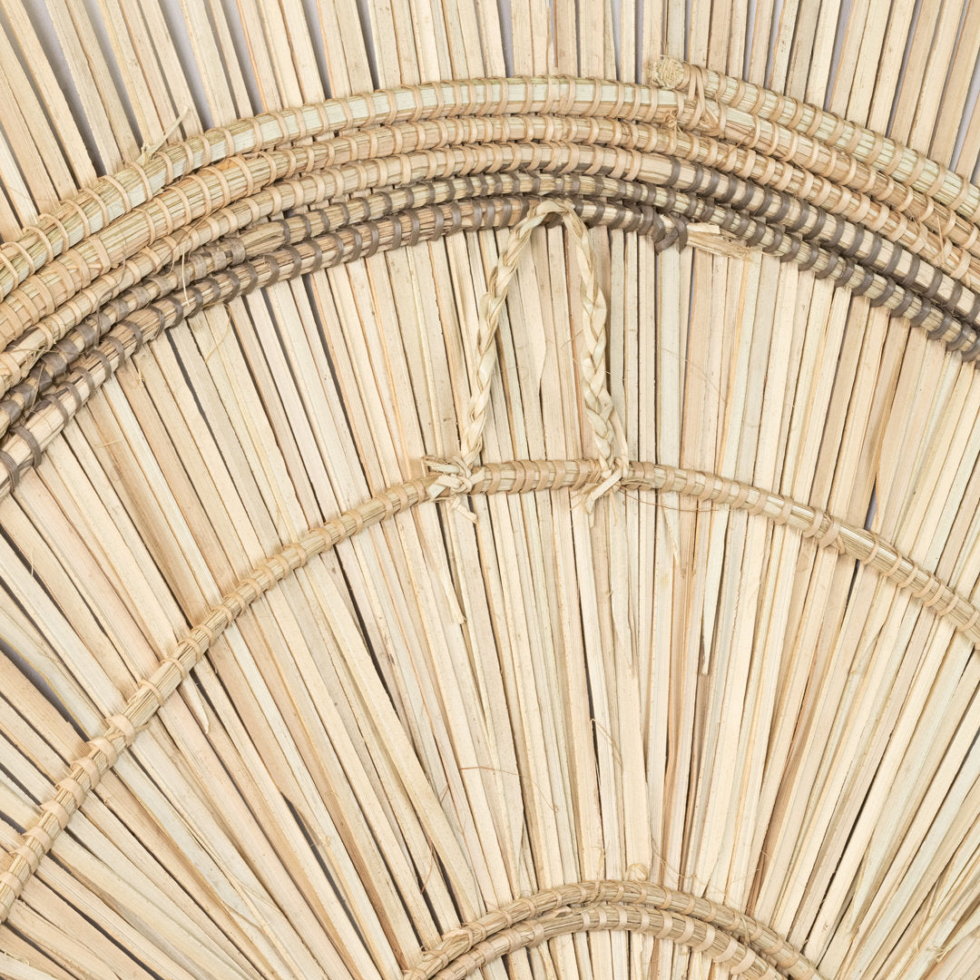 Dakota Fields Sun Circle Wall Décor Dakota Fields Size: 35.5" H x 35.5" W x 0.5" D Finish: Cream