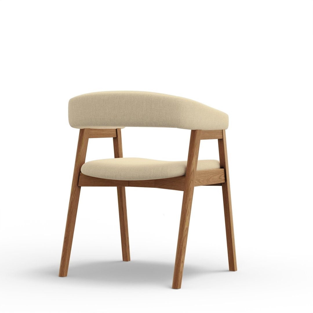 Darcey Arm Chair (Set of 2) AllModern Frame Color: Natural
