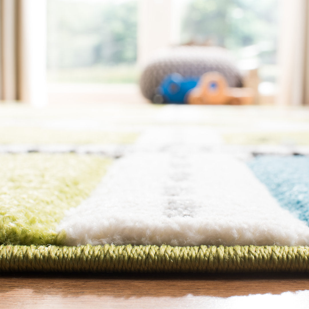 Gaven Green/Ivory Rug Andover Mills™ Baby & Kids Rug Size: Round 8'