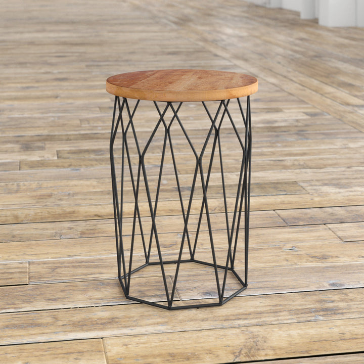 Lupi Drum End Table Mercury Row®