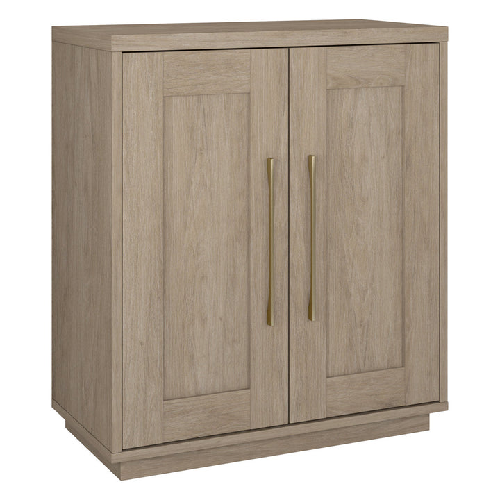 Tillman Accent Cabinet Wade Logan® Color: Antiqued Gray Oak