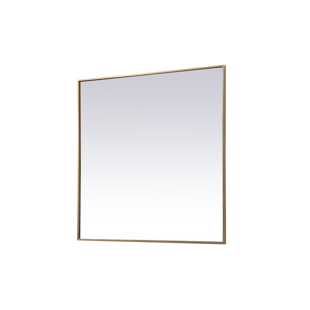 Valparaiso Accent Mirror Wade Logan® Size: 42"  x 42"  Finish: Brass