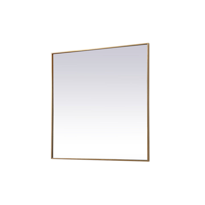 Valparaiso Accent Mirror Wade Logan® Size: 42"  x 42"  Finish: Brass