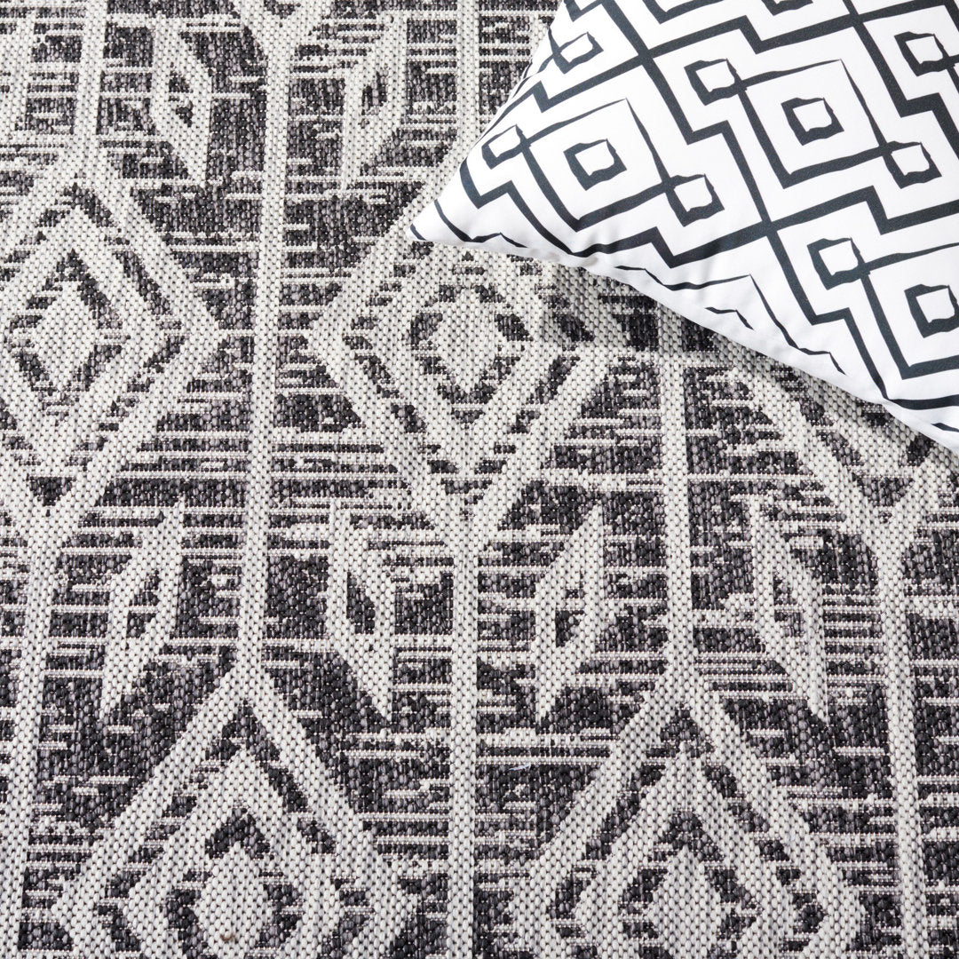 Estaugh Performance Ikat Rug Union Rustic Rug Size: Square 6'7"