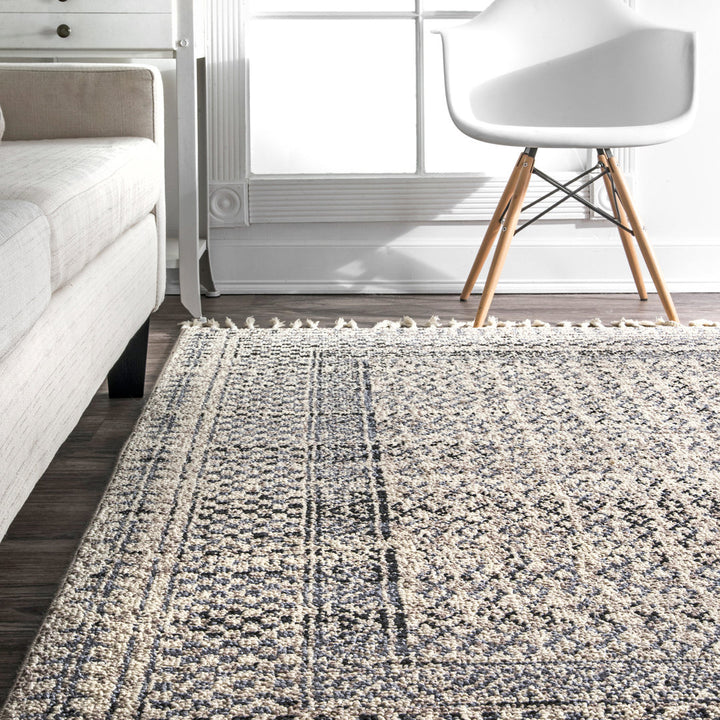 Gilleland Geometric Multi Gray Area Rug Langley Street® Rug Size: Rectangle 7' 6'' x 9'6"