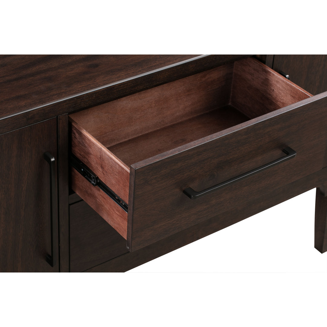 Yursa Sideboard In Brown Horse Red Barrel Studio®