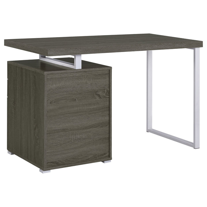 Kaitlyn Reversible Desk Wade Logan® Color: Weathered Gray