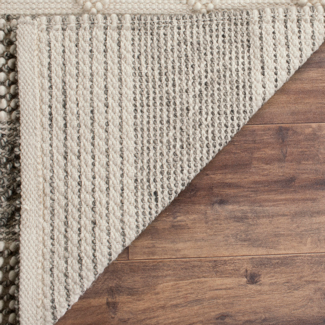 Jacques Hand Woven 60% Wool And 40% Cotton Striped Rug Union Rustic Rug Size: Rectangle 10' x 14'
