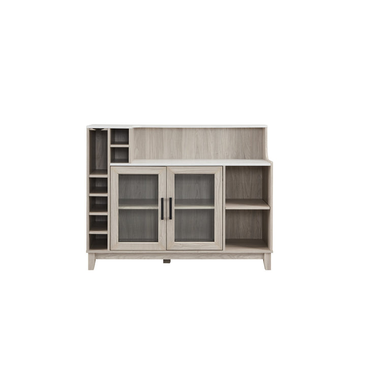 Briones Console Bar Cabinet Mercury Row® Color: White Oak