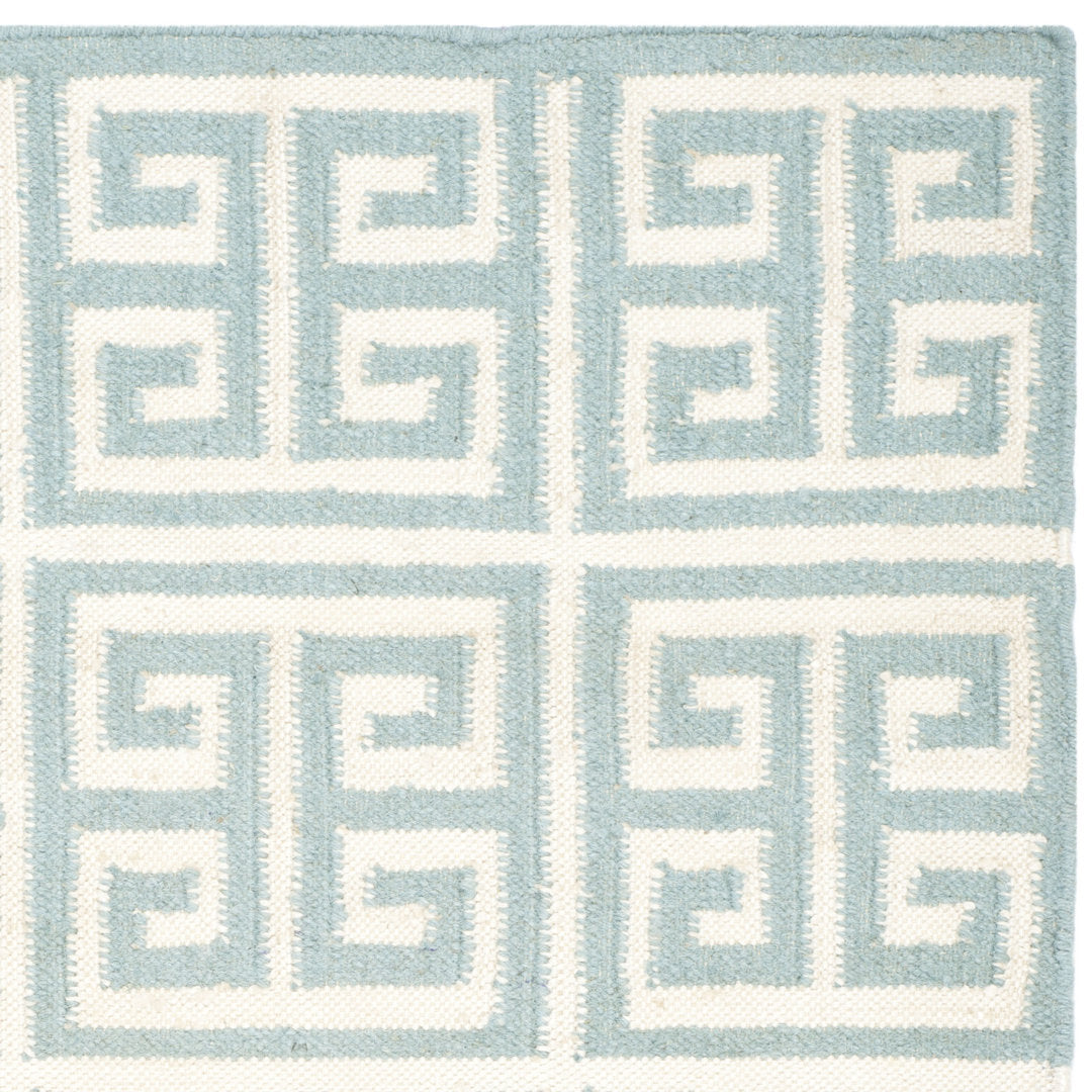 Rodgers Hand Woven Flat Weave 50% Banana Silk, 30% Wool, 20% Cotton Geometric Rug Ebern Designs Rug Size: Square 7' x 7'