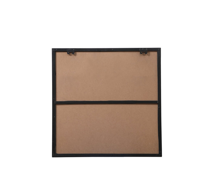 Valparaiso Accent Mirror Wade Logan® Size: 24"  x 24"  Finish: Black