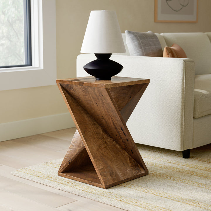 Rivera End Table Joss & Main Color: Amber