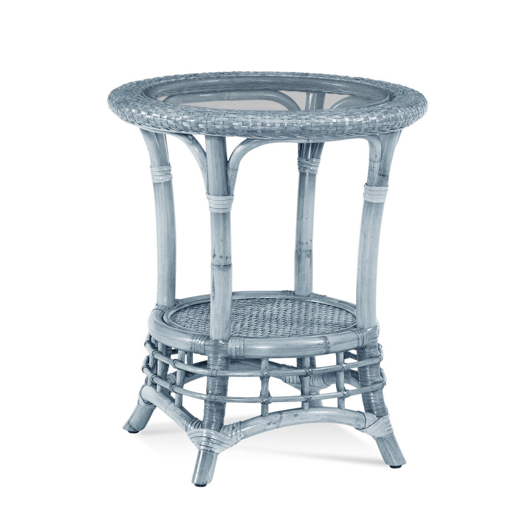 Luca Chairside Table Birch Lane™ Color: Sea Glass