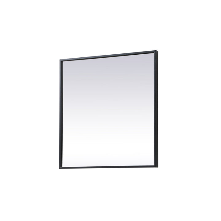 Valparaiso Accent Mirror Wade Logan® Size: 24"  x 24"  Finish: Black