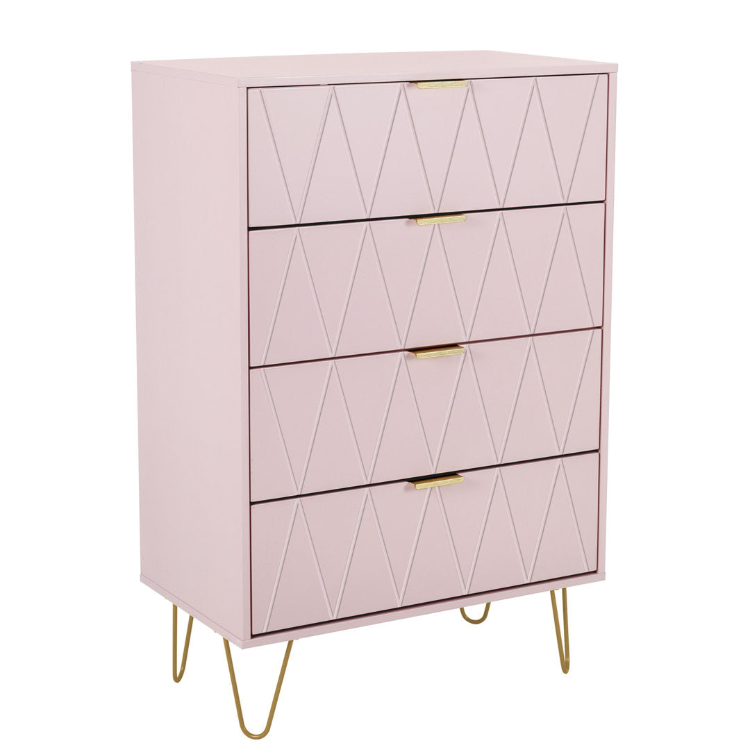 Marable 4 Drawer 23.6" W Chest Willa Arlo™ Interiors Color: Pink