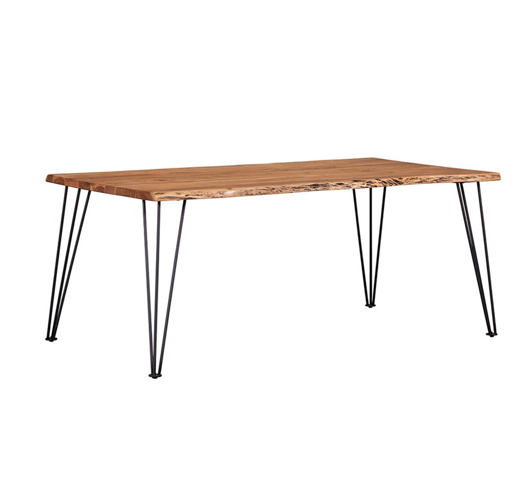 Donny Solid Wood Dining Table Ivy Bronx