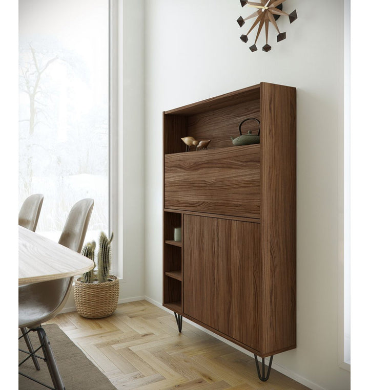 Barta Secretary Desk Wade Logan® Color: Walnut
