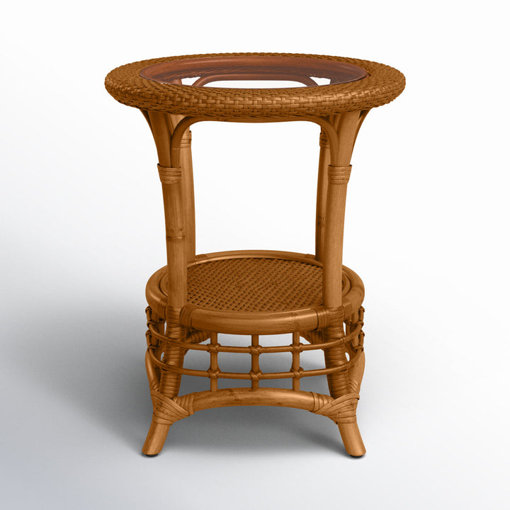 Luca Chairside Table Birch Lane™ Color: Havana