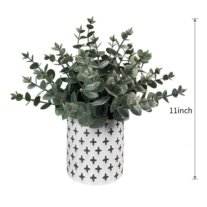 3 - Piece Artificial Eucalyptus Plant in Pot Set (Set of 3) Primrue