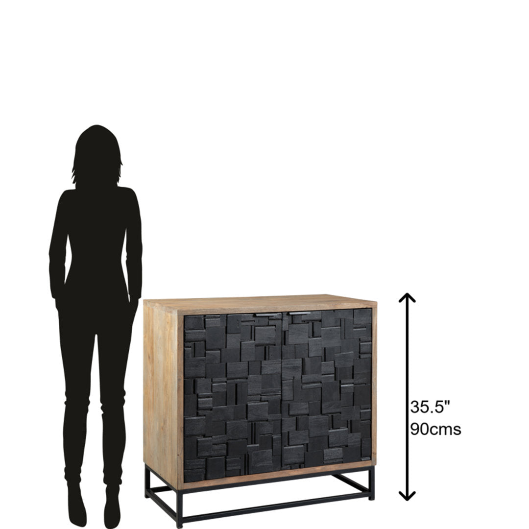Maisara Iron 2 - Door Accent Cabinet Joss & Main