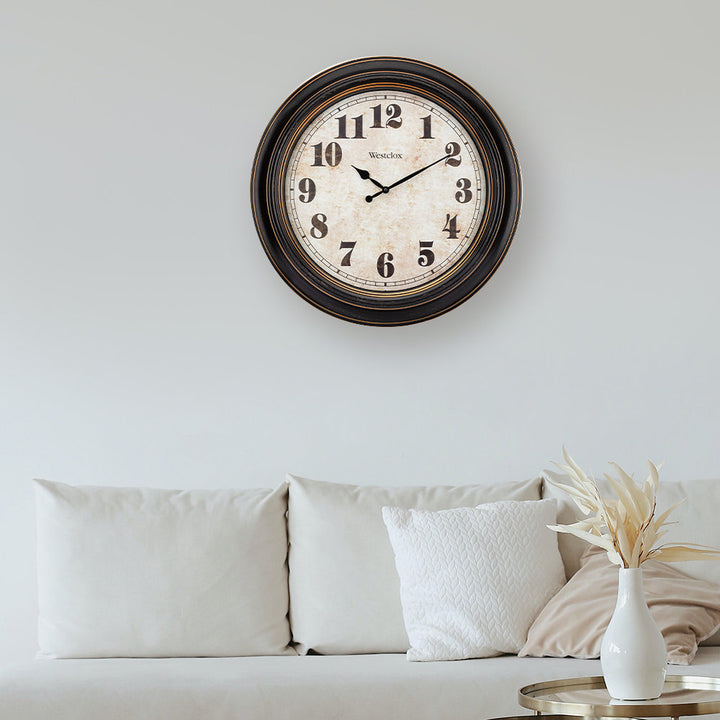 Welles Oversized 24" Wall Clock Charlton Home®