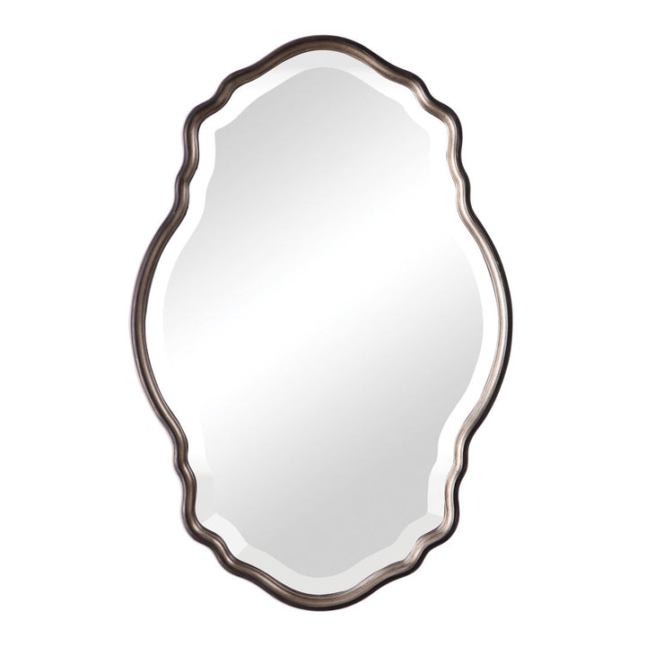 Oaklynn Modern & Contemporary Beveled Mirror Three Posts™ Finish: Dark Bronze