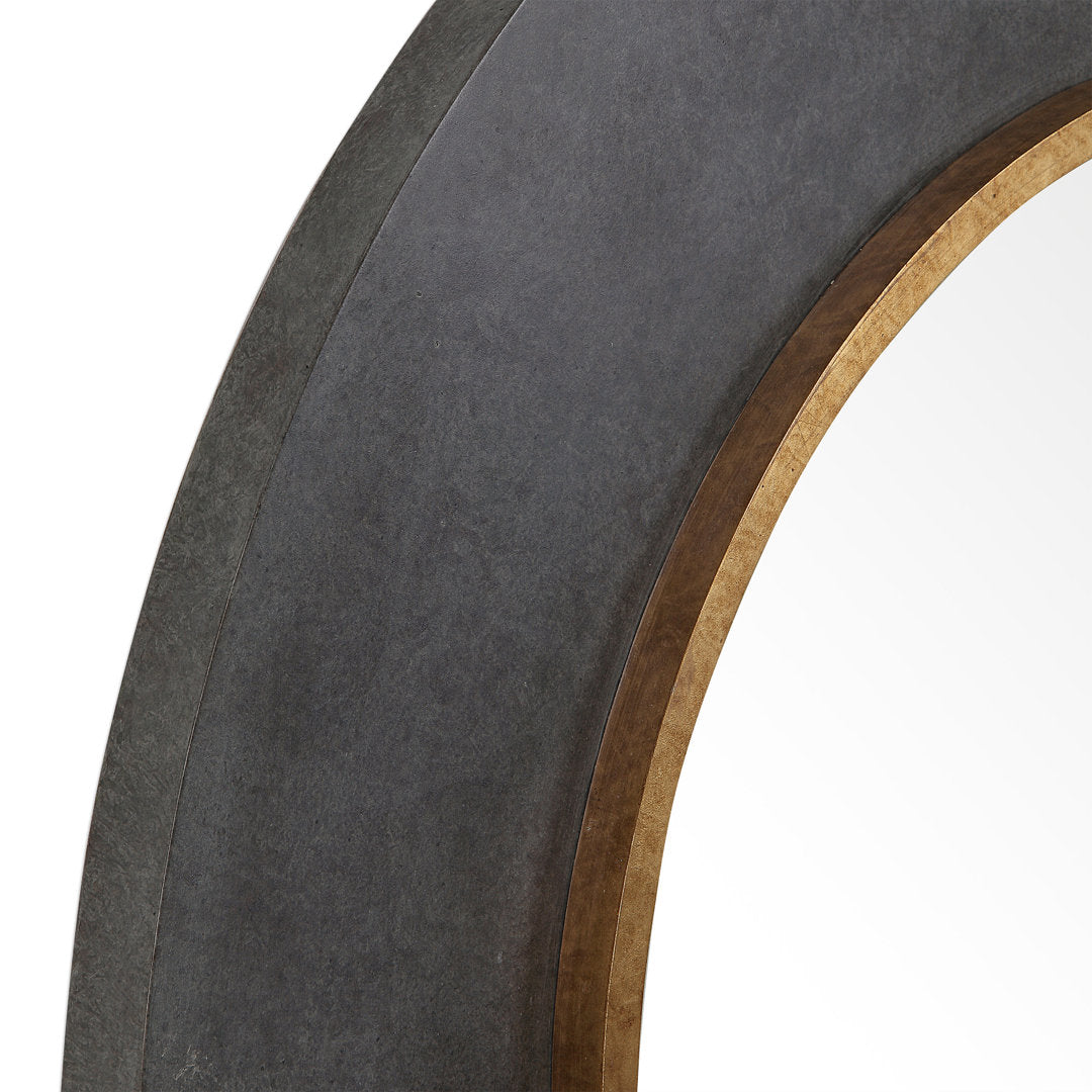 Zena Coastal Beveled Distressed Accent Mirror Greyleigh™