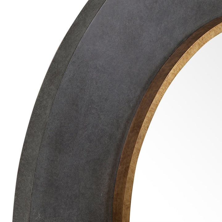 Zena Coastal Beveled Distressed Accent Mirror Greyleigh™