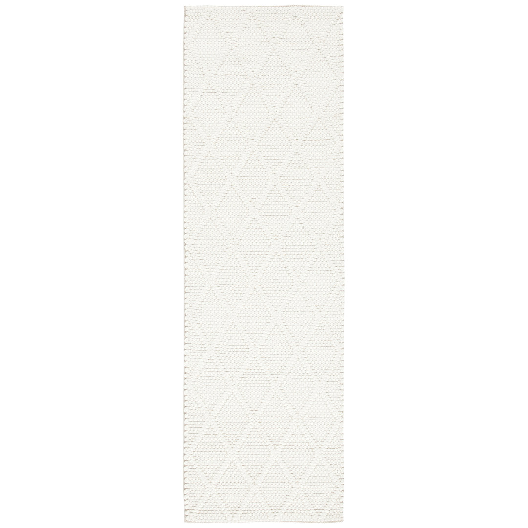 Krizal Hand Woven 70% Wool And 30% Viscose Geometric Rug Union Rustic Rug Size: Runner 2'3" x 10'