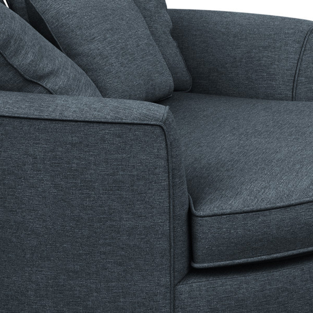 Ashonte Anjuan 61" Wide Polyester Barrel Chair Wade Logan® Fabric: Jango Copen