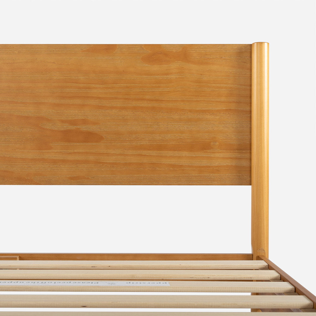 Davyan Low Profile Mid-Century Modern Platform Bed George Oliver Mattress Size: Twin